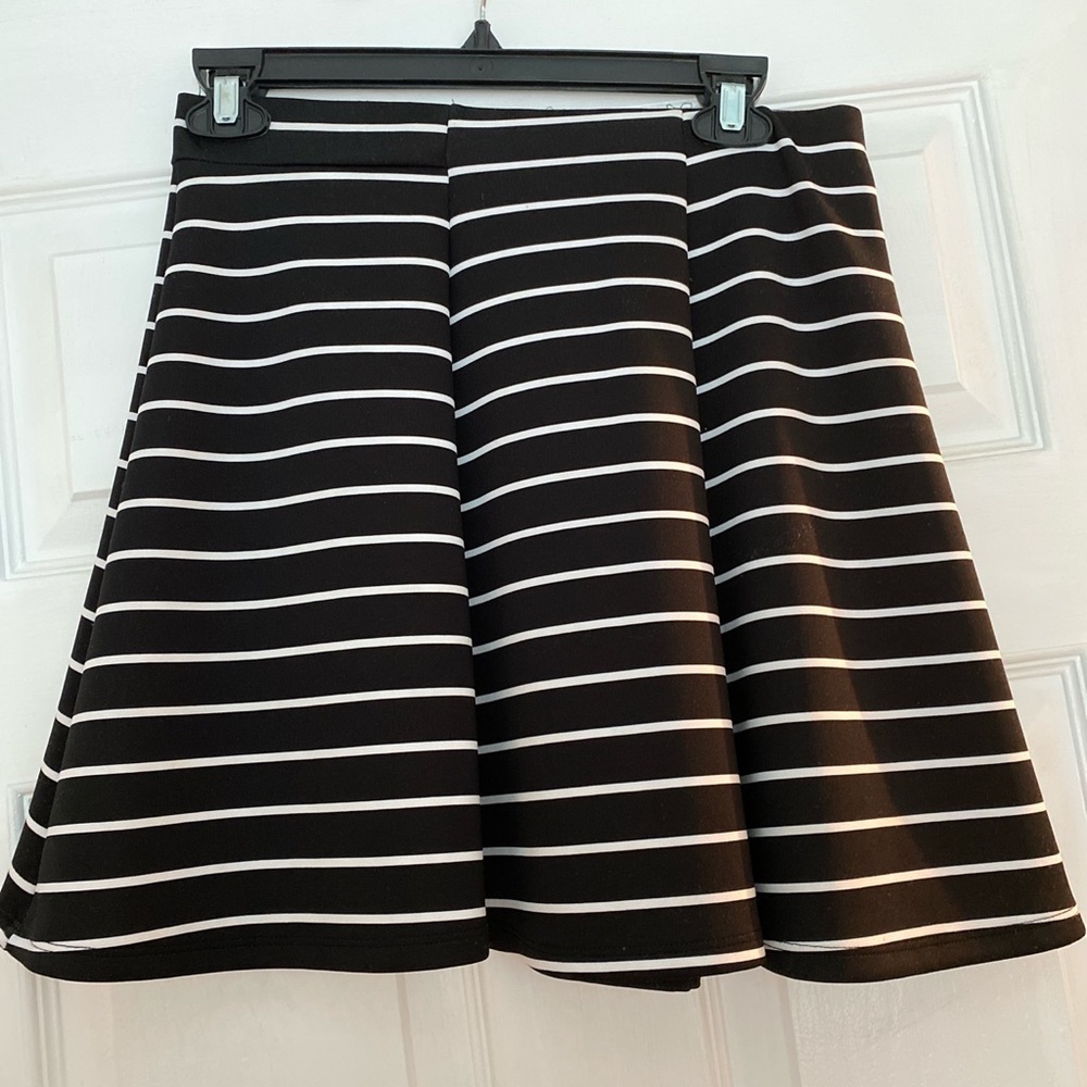 Black and white skirt